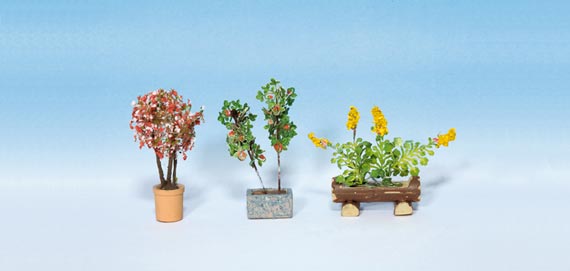 Noch 14014 Vasi con piante e fiori ornamentali Modellismo