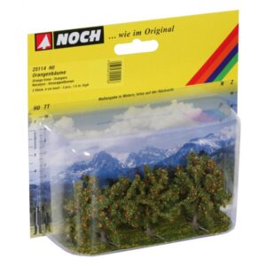 Noch 25114 Set 3 alberi aranci 40mm Modellismo