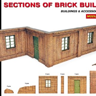 MINIART 35552 Sections Of Brick Building. Module Design Modellismo