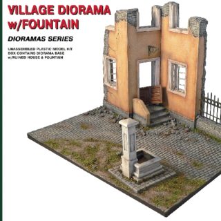 MINIART 36028 Village Diorama W/Fountain                Modellismo