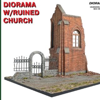 MINIART 36030 Diorama W/Ruined Church