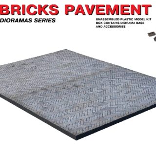 MINIART 36048 Bricks Pavement Modellismo