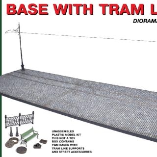 MINIART 36057 Base With Tram Line Modellismo