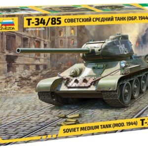 Zvezda 3687 Soviet Medium Tank T-34/85 (new molds)