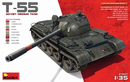 Miniart 37027 T-55 SOVIET MEDIUM TANK