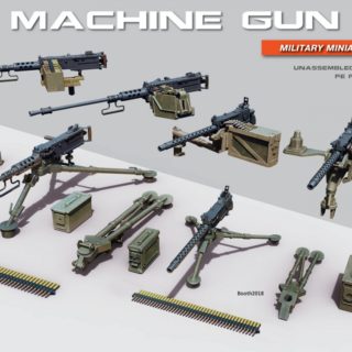 Miniart 37047 U.S. Machine Gun Set