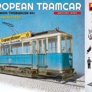 Miniart 38009 EUROPEAN TRAMCAR W/CREW & PASSENGERS