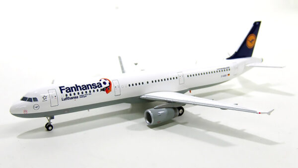 Herpa 556750 Airbus A321 Lufthansa "Fanhansa" Modellismo