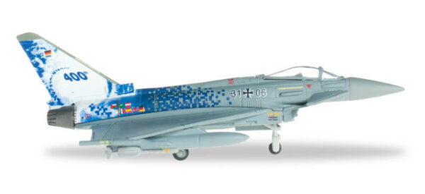 Herpa 556859 Eurofighter Typhoon Luftwaffe "400 Eurofi Modellismo
