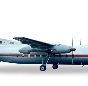 Herpa 557047 Fokker 27-D-BAKE "Scheider Wibbel" Modellismo