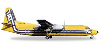 Herpa 558594 Fairchild-Hiller FH-227  TAT Modellismo