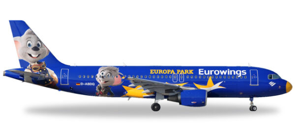 Herpa 558808 Airbus A320 Eurowings "Europa-Park" Modellismo