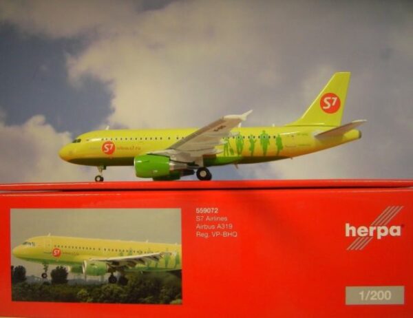 Herpa 559072 Airbus A319 S7 Airlines Modellismo