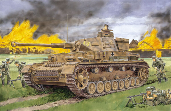 DRAGON 6360 Pz.Kpfw.IV Ausf.F2 (G) Modellismo