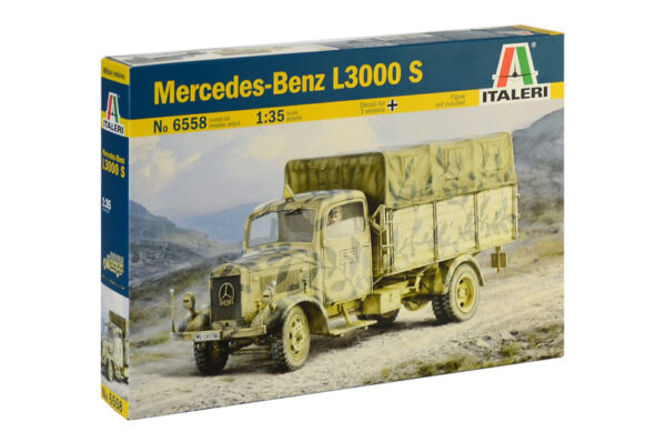 ITALERI 6558 Mercedes Benz L3000 S camion militare in kit