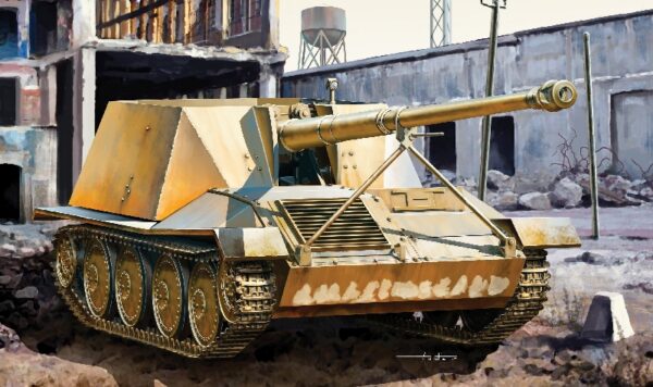 DRAGON 6728 Ardelt-Rheinmetall 8.8cm Pak 43 Waffenträger - Smart Kit