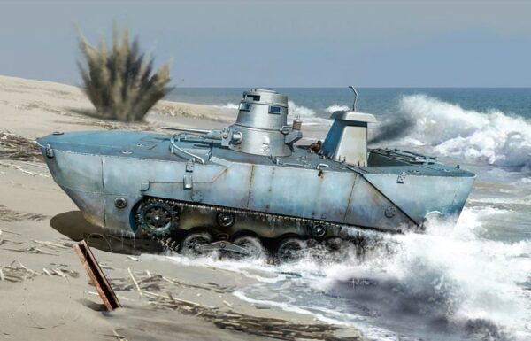 Dragon 6916 IJN Type 2 Ka-Mi Amphibious Tank w/Floating pontoon (Early Prod.)
