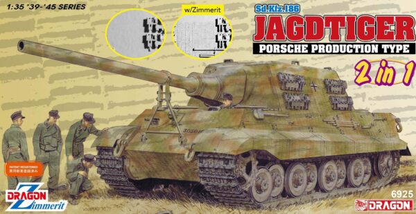 Dragon 6925 JAGDTIGER PORSCHE TYPE 2 IN 1