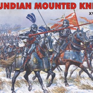 MINIART 72006 Burgundian Mounted Knights. Xv C.