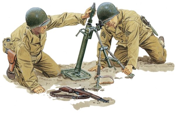 DRAGON 75024 Us M2 Mortar & M1 Garand Rifle Modellismo