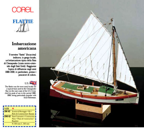 COREL SM42 Nave in legno FLATTIE Modellismo Navale