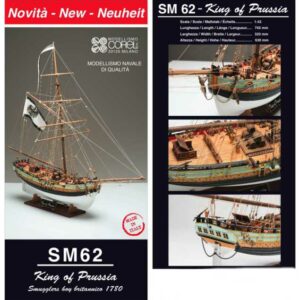 Corel SM62 Nave in legno King of Prussia Modellismo Navale
