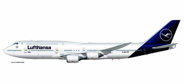 Herpa 531283 Boeing 747-8 Lufthansa Intercontinental