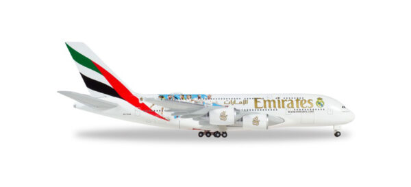 Herpa 531931 Airbus A380 Emirates "Real Madrid 2018"