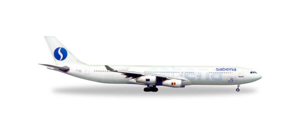 Herpa 532655 Airbus A340-200 Sabena 75° Anniversario