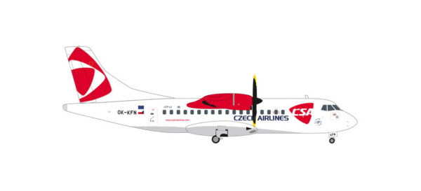 Herpa 559256 ATR-42-500 CSA Czech Airlines "Lizina"