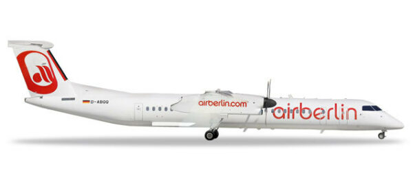 Herpa 559355 Bombardier Q400 airberlin "albino"