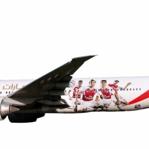 Herpa 611060 Boeing 737-200LR Emirates "Arsenal London"