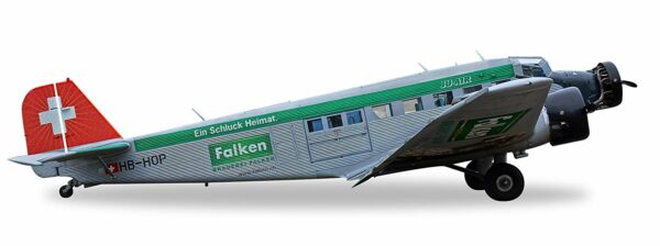 Herpa 019347-001 Junkers JU-52 "Brauerei Falken"(nuovi colori)