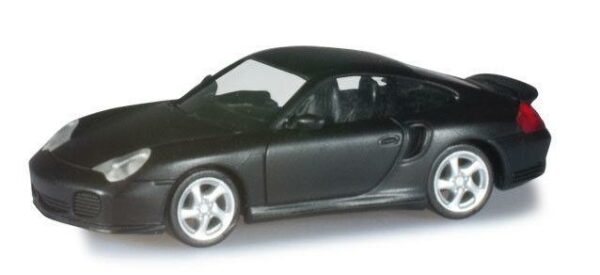 Herpa 038331 Porsche 911 Turbo (996) nero opaco