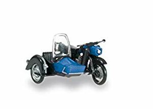 Herpa 053433-002 MZ 250 moto con sidecar