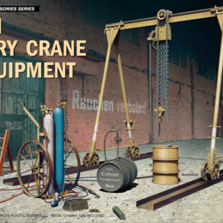 MiniArt 35589 5 Ton Gantry Crane & Equipment