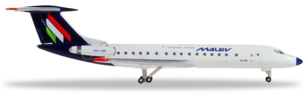 Herpa 532914 TUPOLEV TU-134A-3 MALEV HUNGARIAN AIRLINES