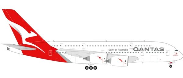 Herpa 559423 AIRBUS A380 QANTAS NUOVI COLORI