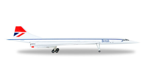 Herpa 527477-001 Concorde-G-BOAA Negus color Britsh Airways