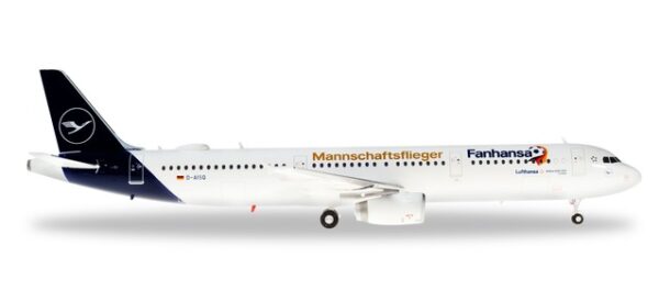 Herpa 559416 Airbus A321 Lufthansa "Mannscaftslieger"