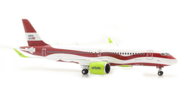 Herpa 559690 Airbus A220-300 AirBaltic "Latvia 100"