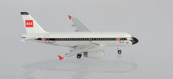 Herpa 533492 Airbus A319 Britsh Airways 100° Anniversario BEA