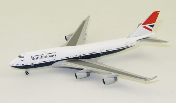 Herpa 533508 Boeing 747-400 British Airways 100° Anniversario