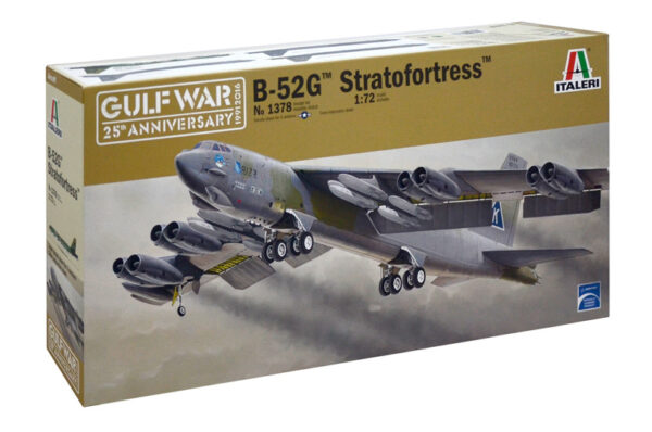 ITALERI 1378 B-52G Stratofortress Gulf War 25th Anniversary Series aereo in kit (lunghezza 67 cm)