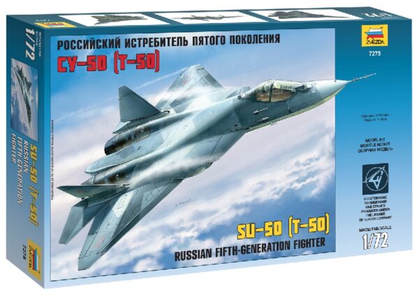 ZVEZDA 7275 Sukhoi T - 50 Russian Stealth Fighter